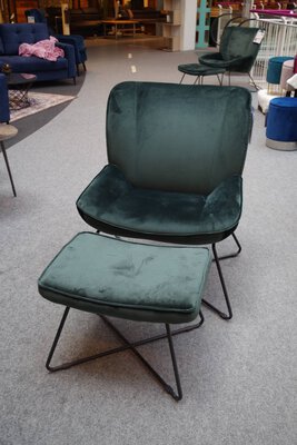4. Bild von Einzelsessel Polyester grün CELECT