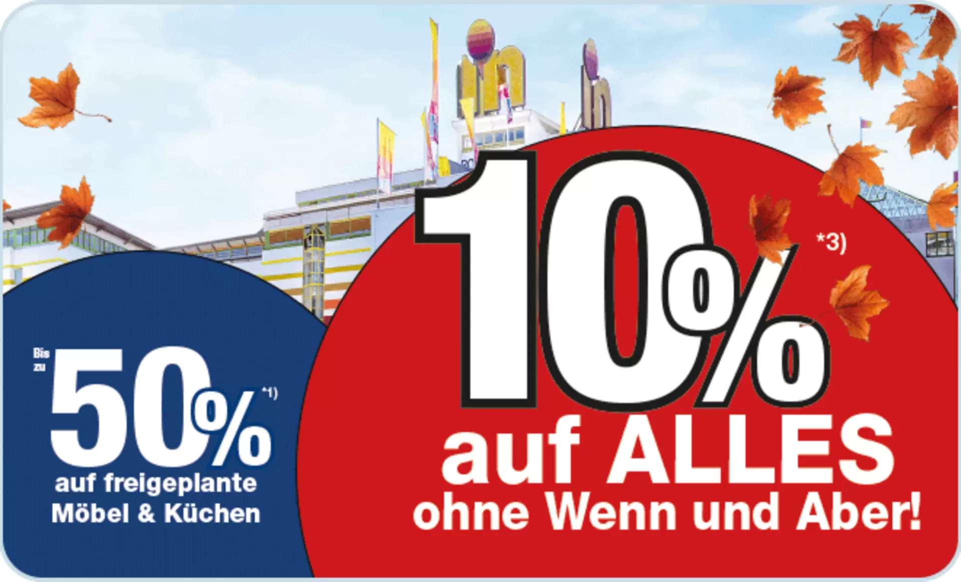 Attraktiver Wochenend-Zusatzrabatt: nur für kurze Zeit 10% auf ALLES sparen.