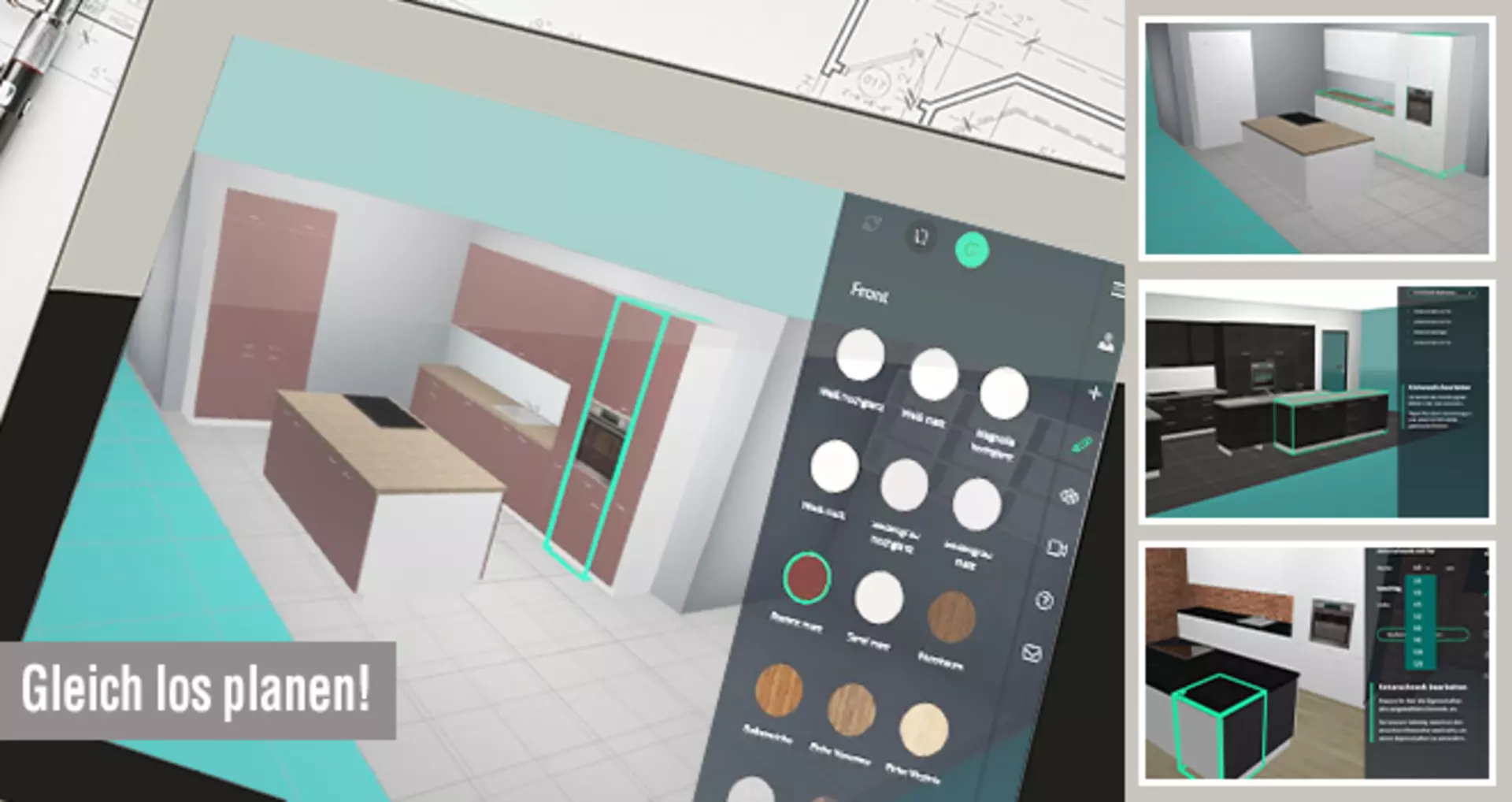 Jetzt mit dem 3D-Küchenplaner von Möbel Inhofer die neue Traumküche planen