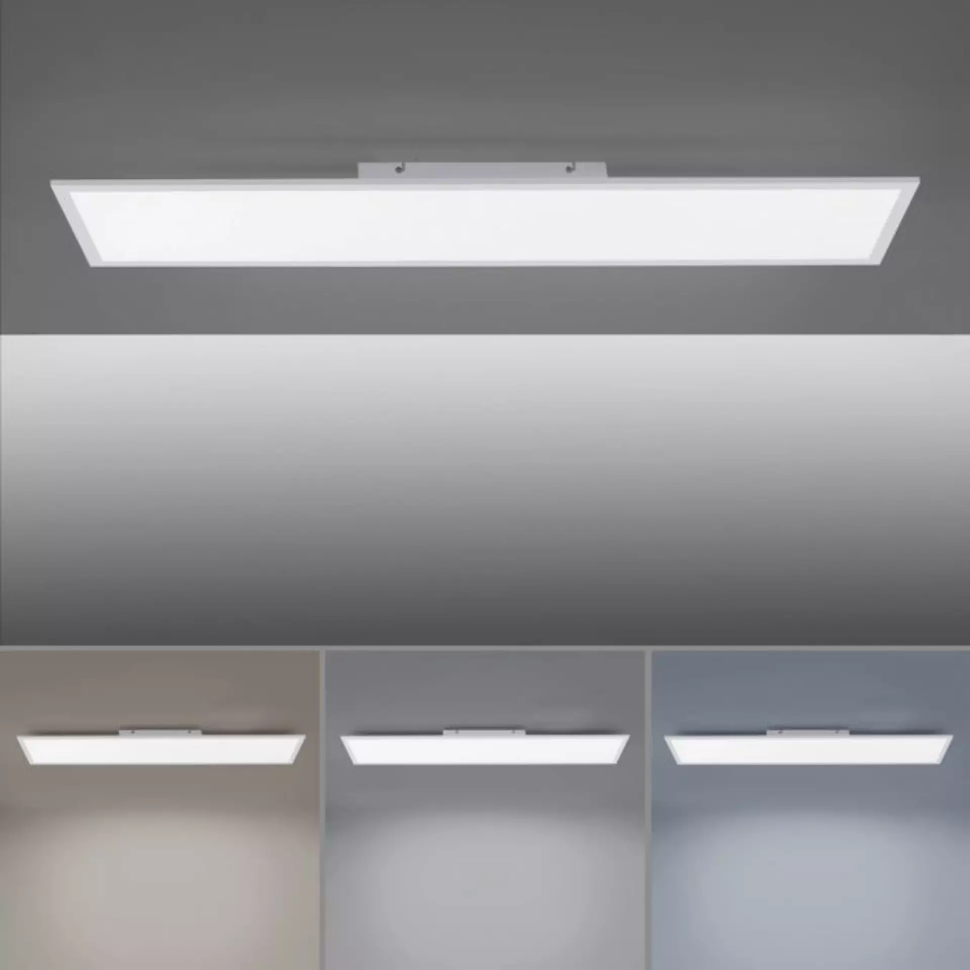 Deckenleuchte FLAT JUST LIGHT Metall 25 x 5 x 100 cm