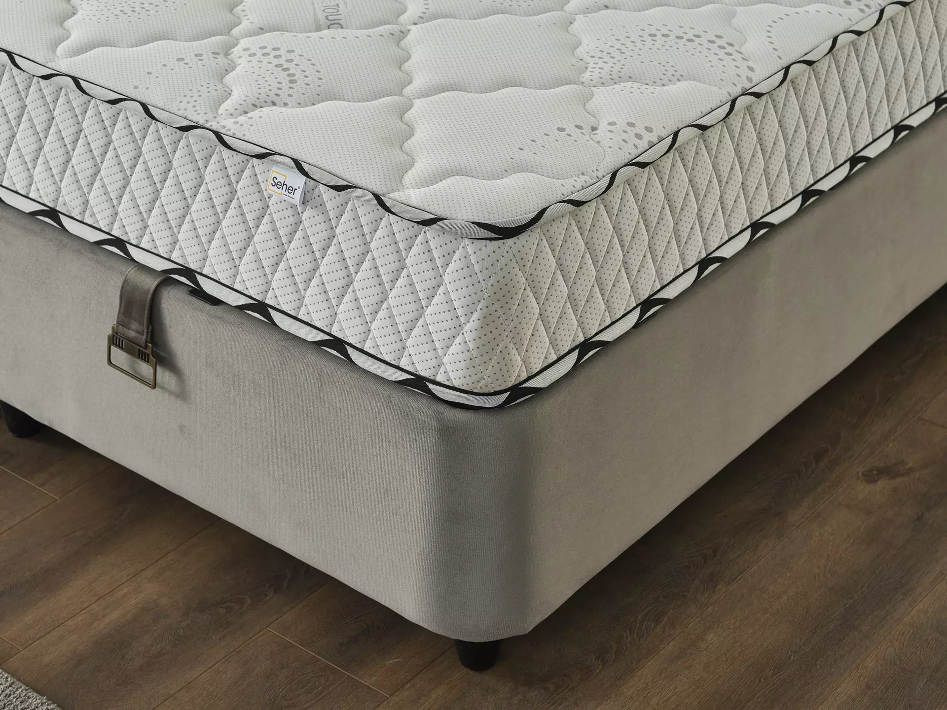Polsterbett ALMILA Dreamoro Textil 210 x 117 x 185 cm