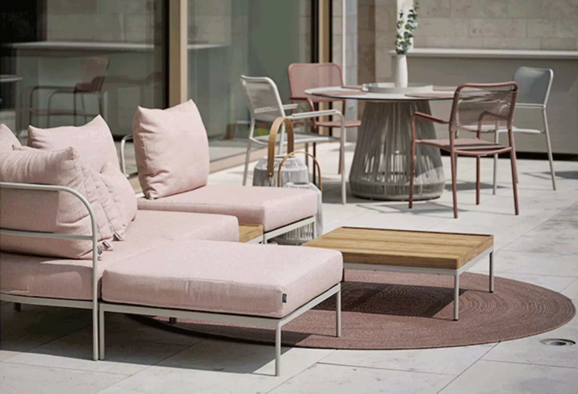 Flexibel durch modulare Loungemöbel