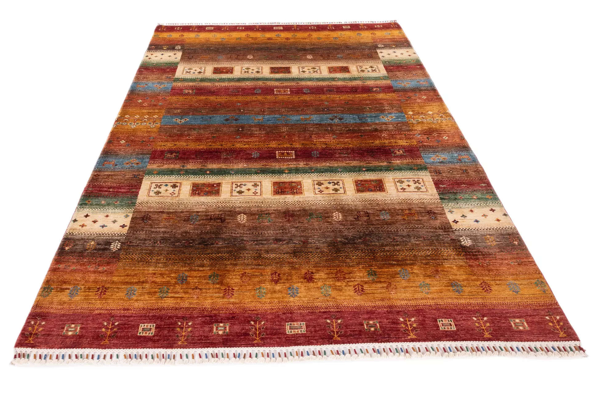 Handknüpfteppich Afghan-Lori-Collection Mirzai Textil 80 x 130 cm