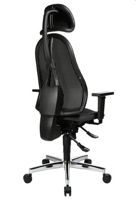 4. Bild von Büro-Drehstuhl Textil schwarz Topstar