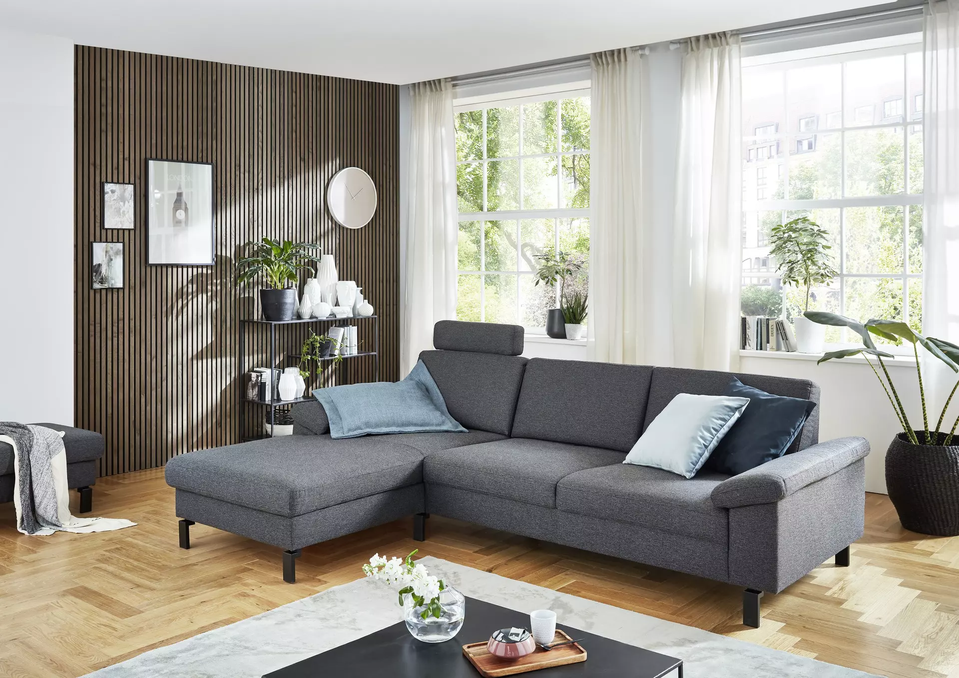 Polstergarnitur 2038 VITO STEP MOVE Vito Textil 185 x 85 x 284 cm