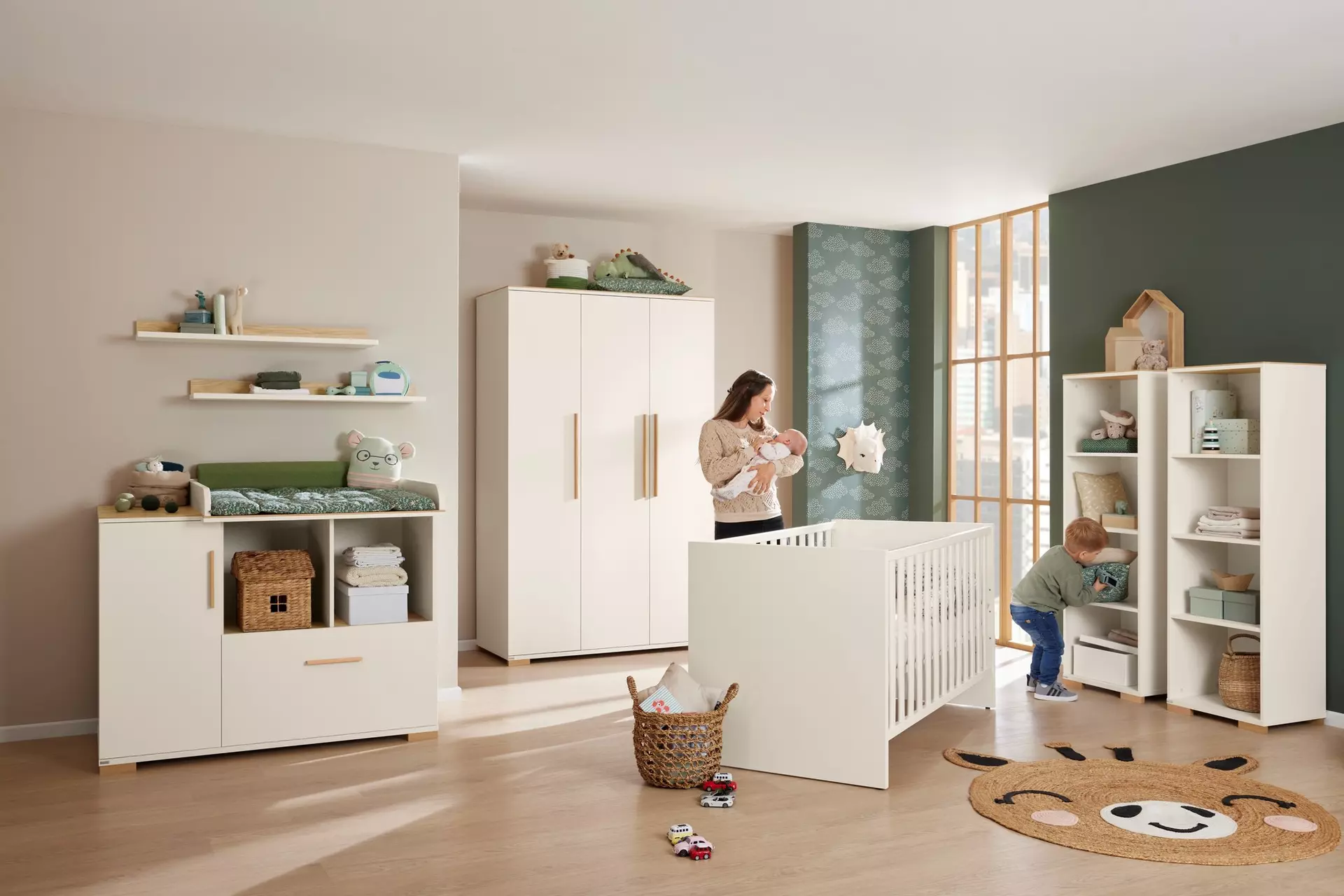 Babybett ENIE PAIDI Holzwerkstoff 77 x 82 x 145 cm