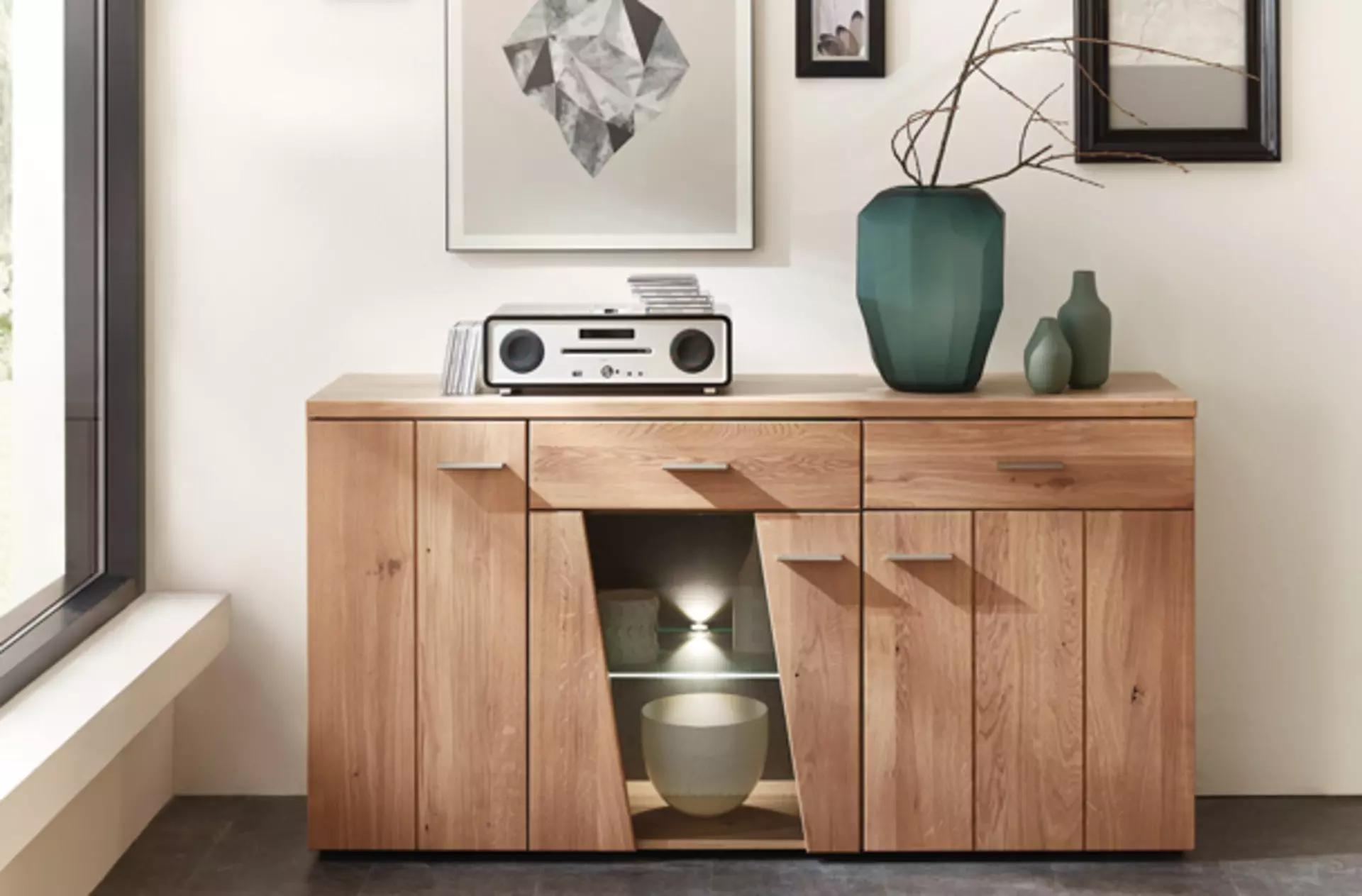 wohnconcept wohnmöbel sideboard holz natur wohnmöbel