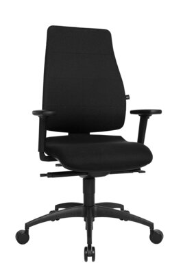Bild von Büro-Drehstuhl Kunststoff schwarz Topstar