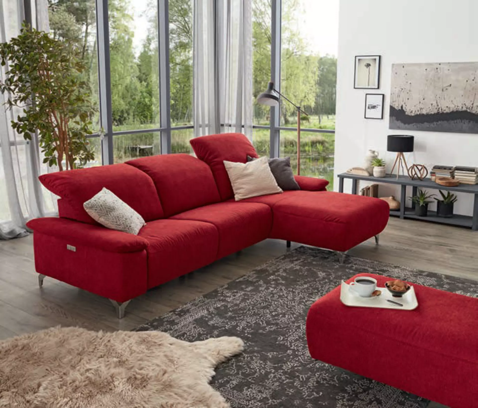 Ecksofa MR 370 Musterring Textil 180 x 105 x 280 cm