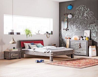 Bild von Kinderbett ca. 140x200 cm Holz