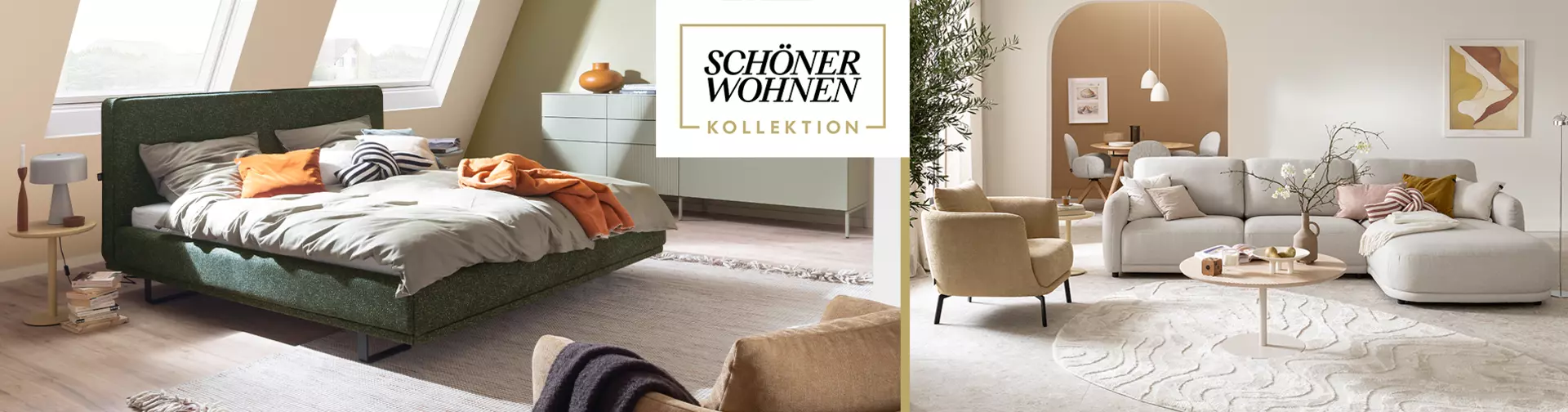 Entdecken Sie die exquisite Markenwelt der Schöner Wohnen Kollektion bei Möbel Inhofer in Senden