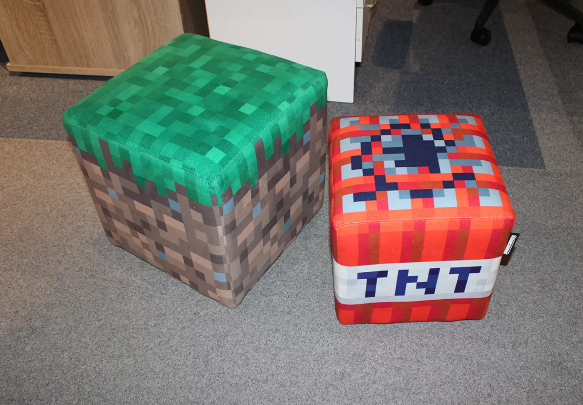 Pouf/Ottomane MINECRAFT (2 Stück)