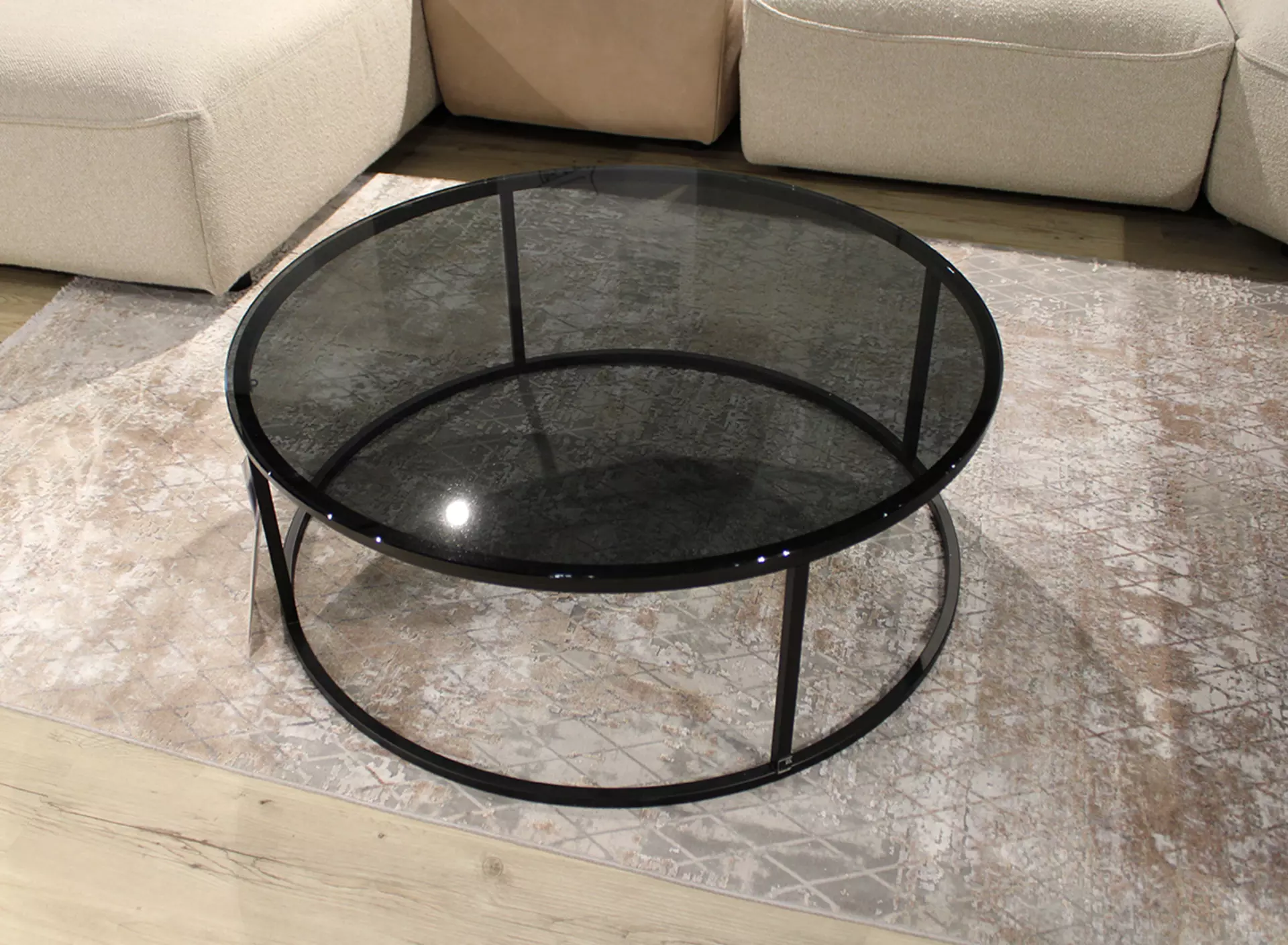 Couchtisch WK810 Parsolglas grau