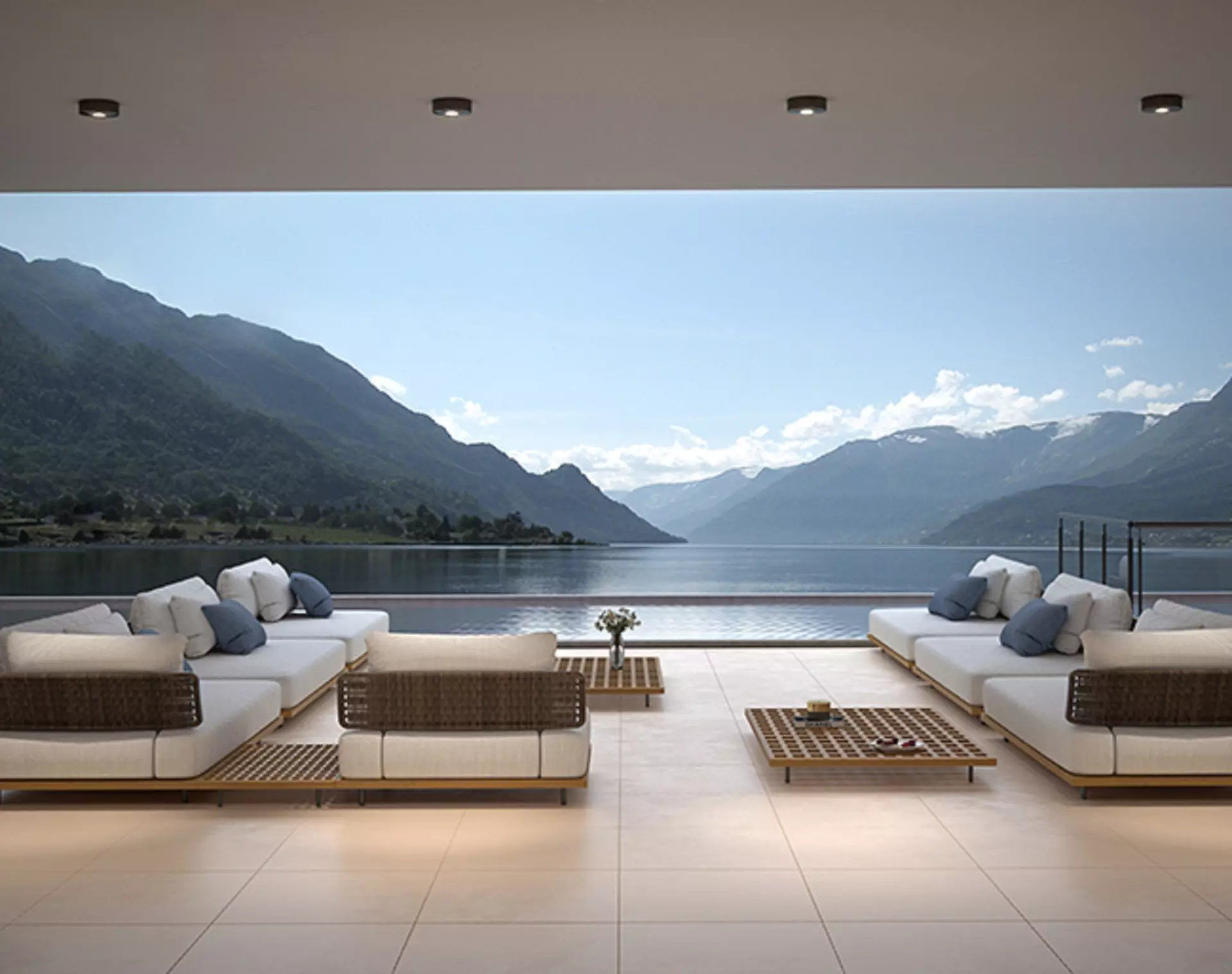 Decken-Aussenleuchte 9038 CMD Metall 