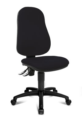 Bild von Büro-Drehstuhl Kunststoff schwarz Topstar