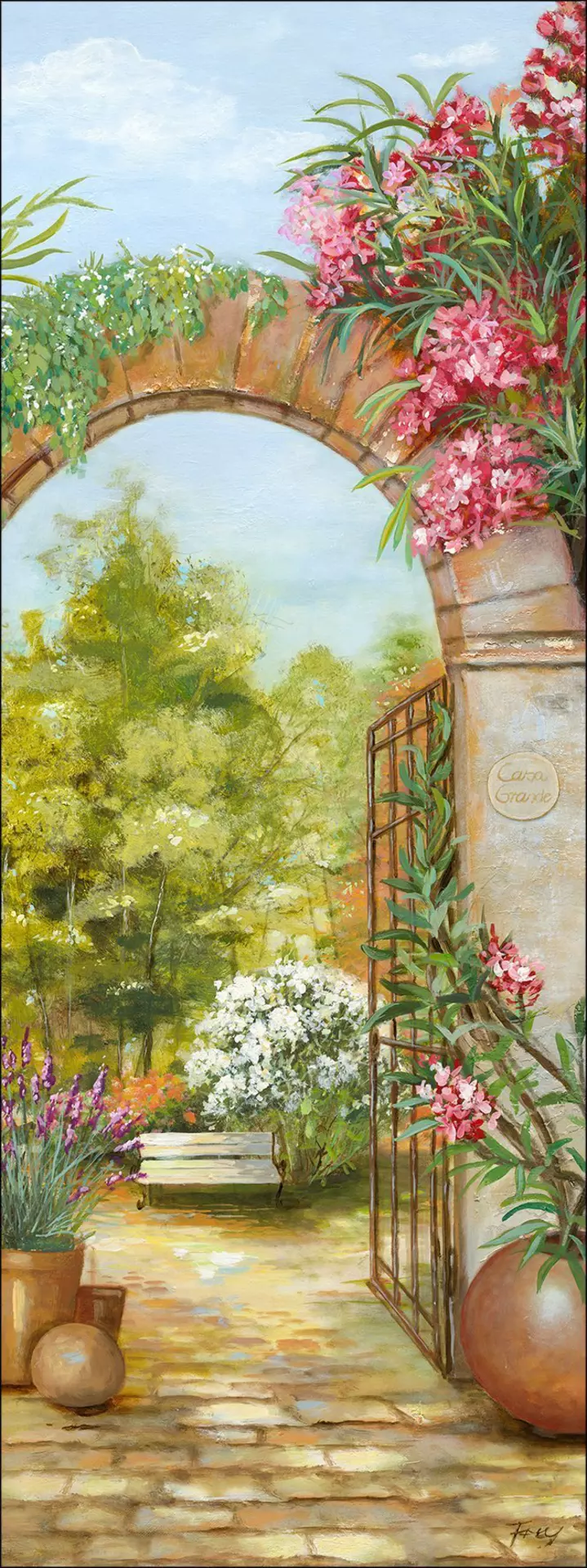 Bild Way To Garden I Pro-Art Holzwerkstoff 77 x 27 x 2 cm