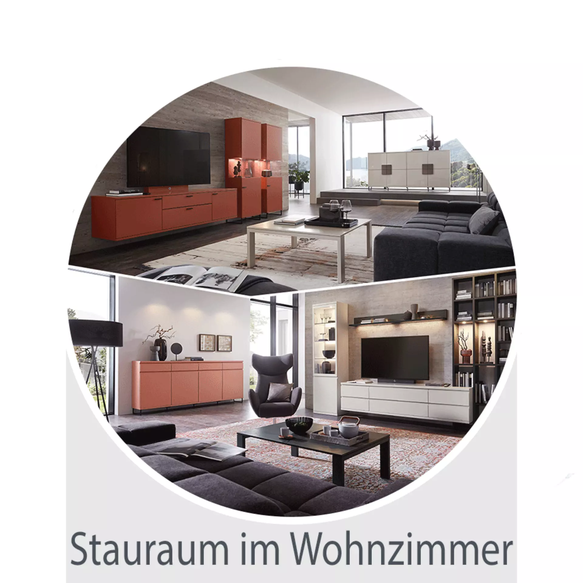 Stauraum im Wohnzimmer clever integrieren: jetzt Tipps und Ideen von Möbel Inhofer entdecken