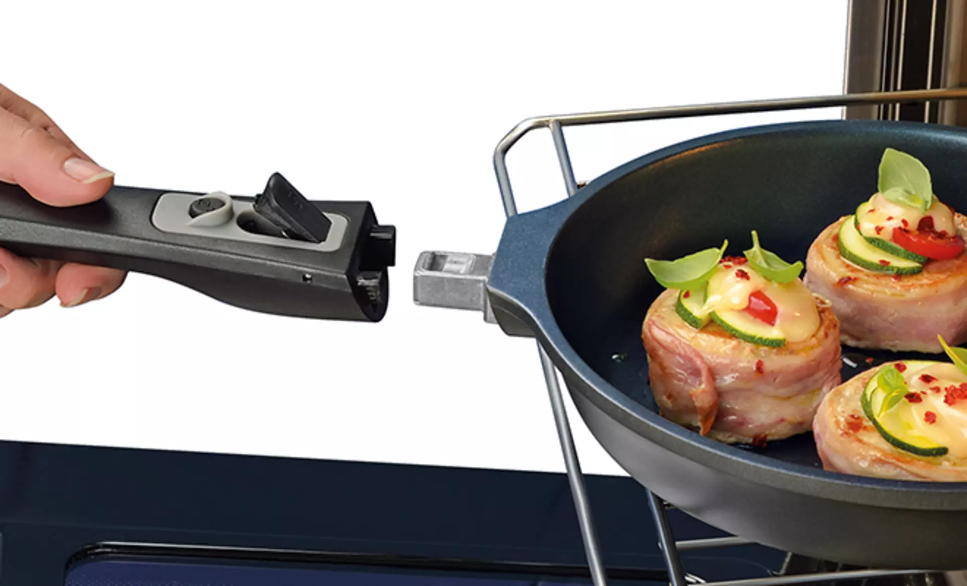 Pfanne mit abnehmbarem Griff von Küchenprofi