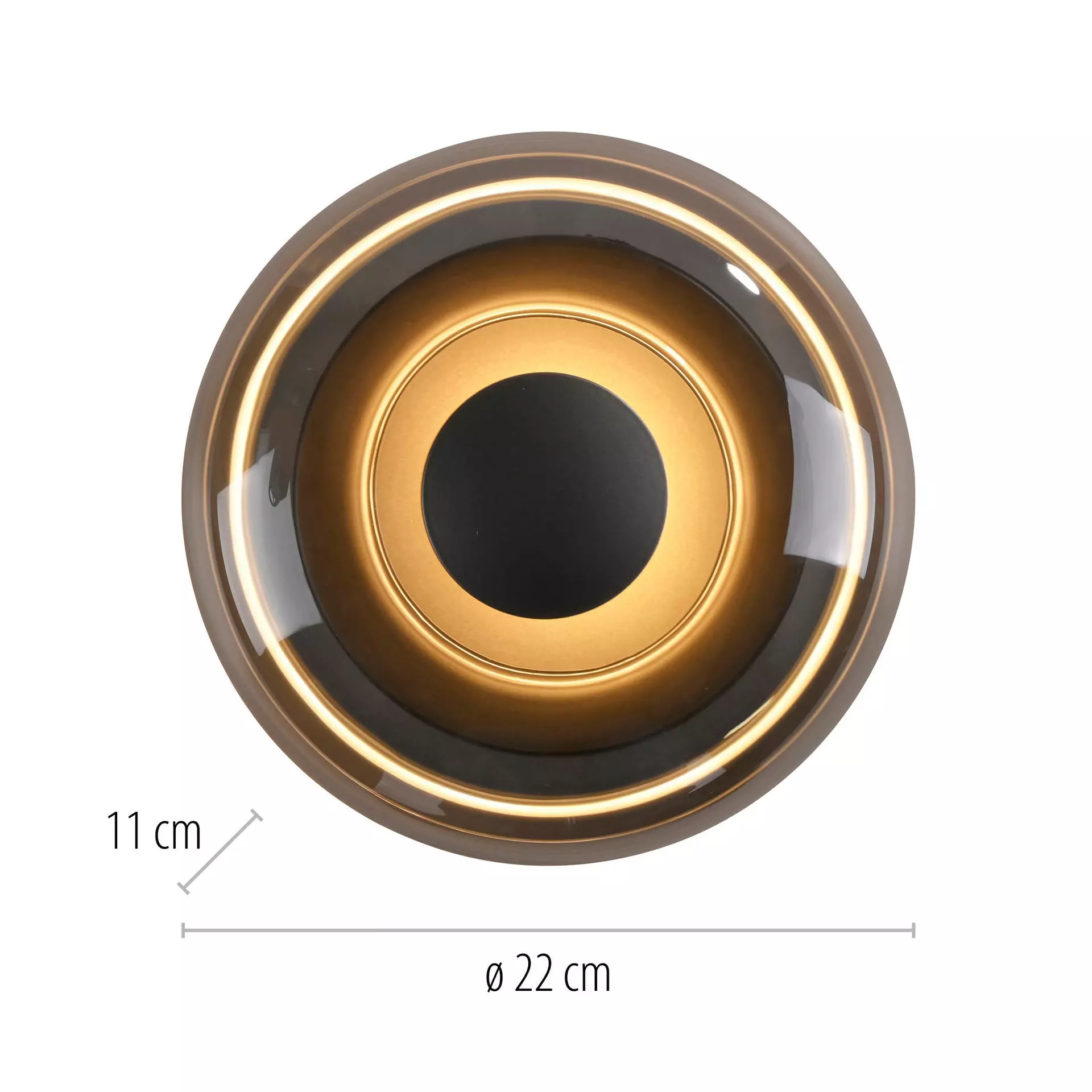 Deckenleuchte SW POSH SCHÖNER WOHNEN-Kollektion Metall 22 x 11 x 22 cm