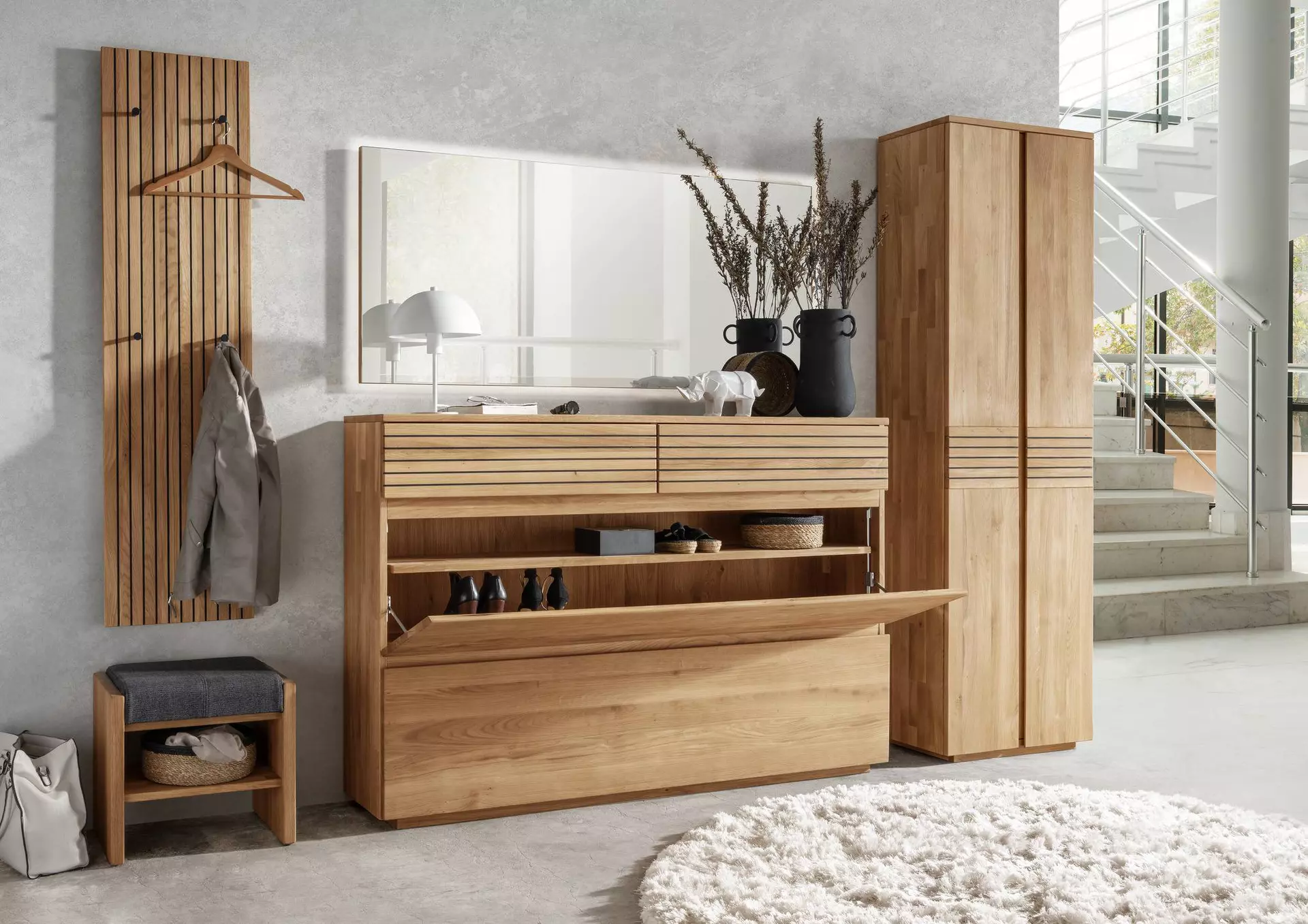 Garderobenschrank SORRENT Gradel Holz 35 x 200 x 60 cm