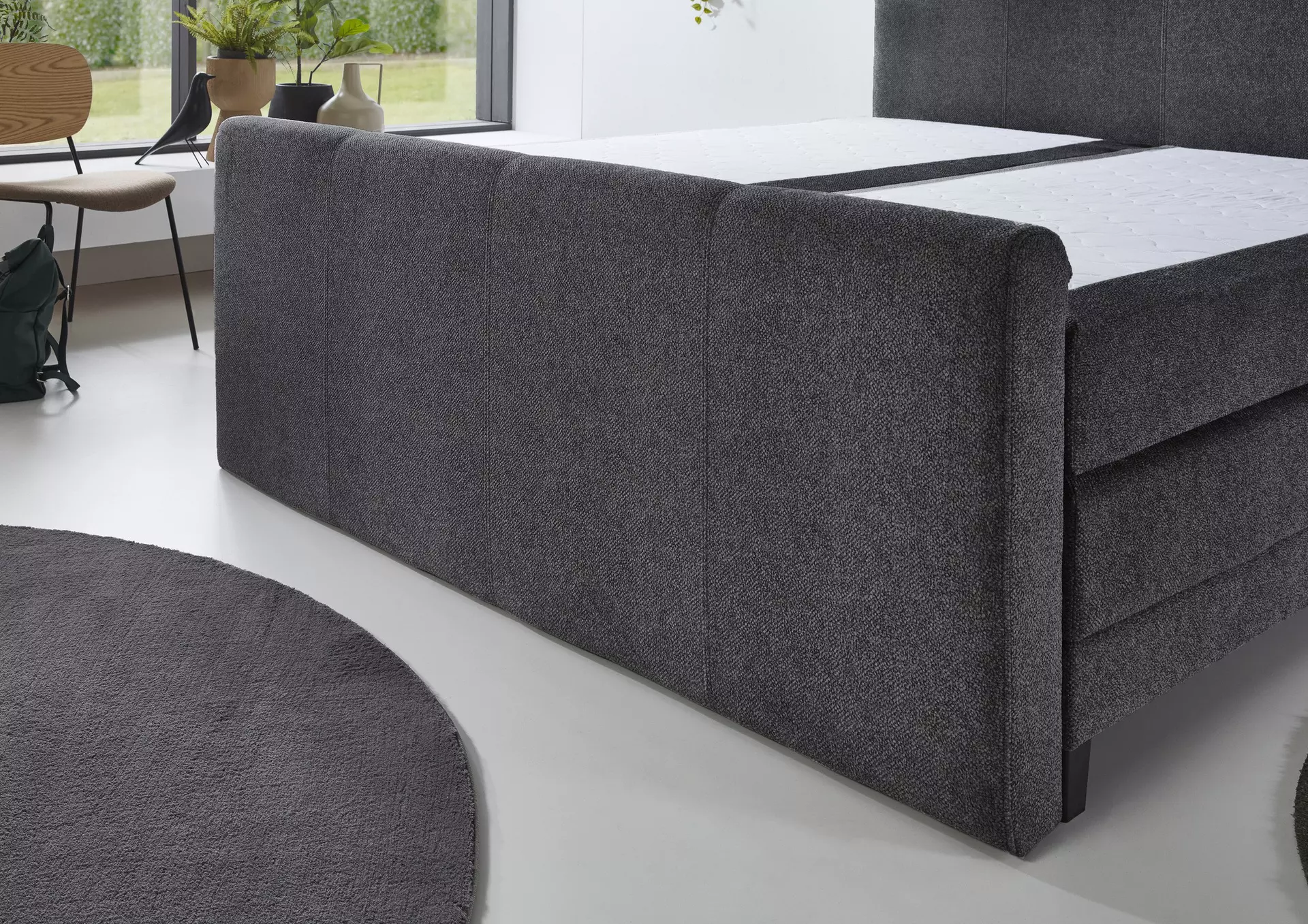 Boxspringbett BX2440 Sun Garden Textil 180 x 112 x 223 cm