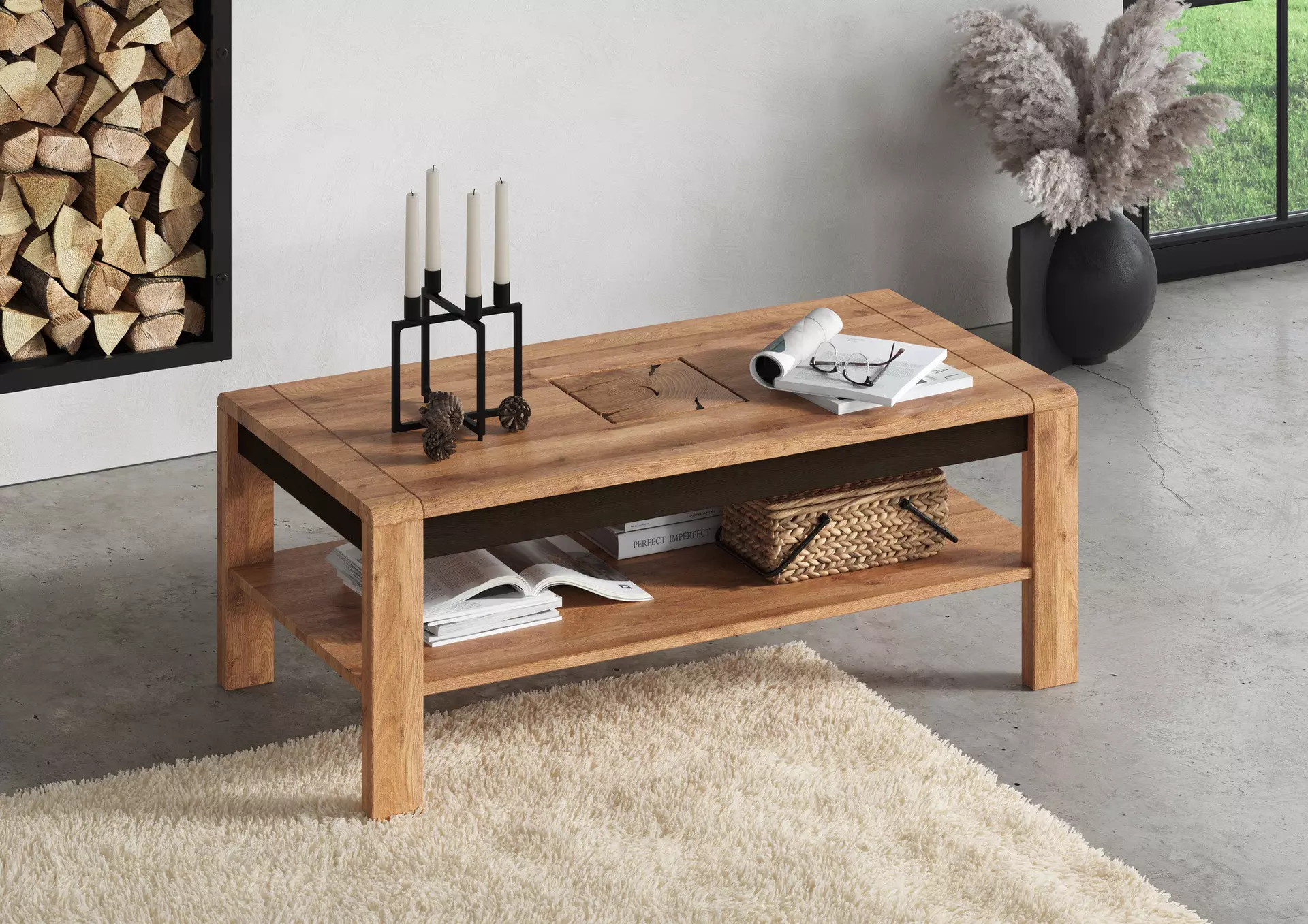 Couchtisch WZ-0625 GK Möbel Holz 60 x 45 x 118 cm