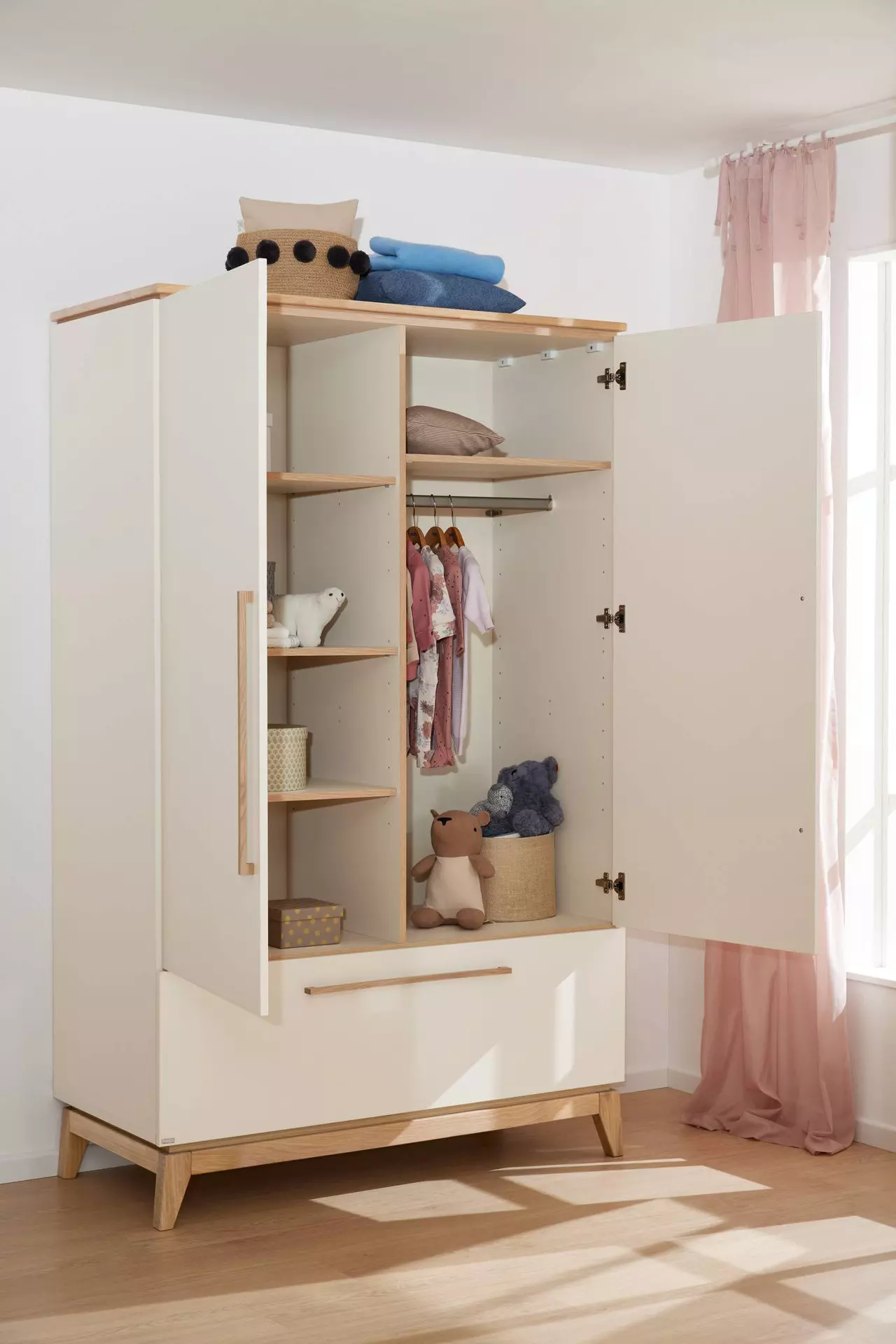 Kleiderschrank STIENE PAIDI Holzwerkstoff 57 x 200 x 123 cm