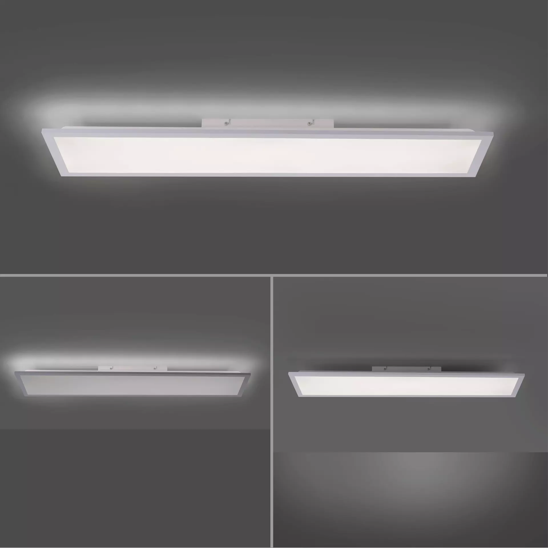 Deckenleuchte FLAT JUST LIGHT Metall 100 x 6 x 25 cm