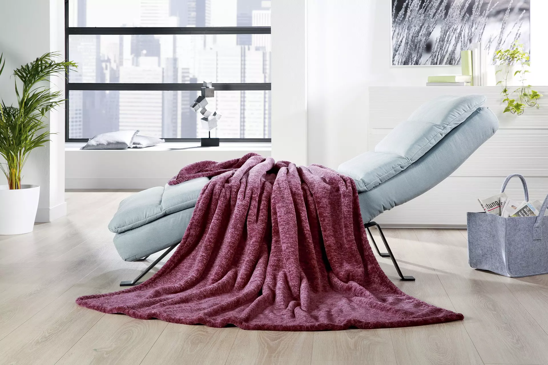 Kuscheldecke Alaska marmoriert Ambiente Trendlife Textil 150 x 200 cm