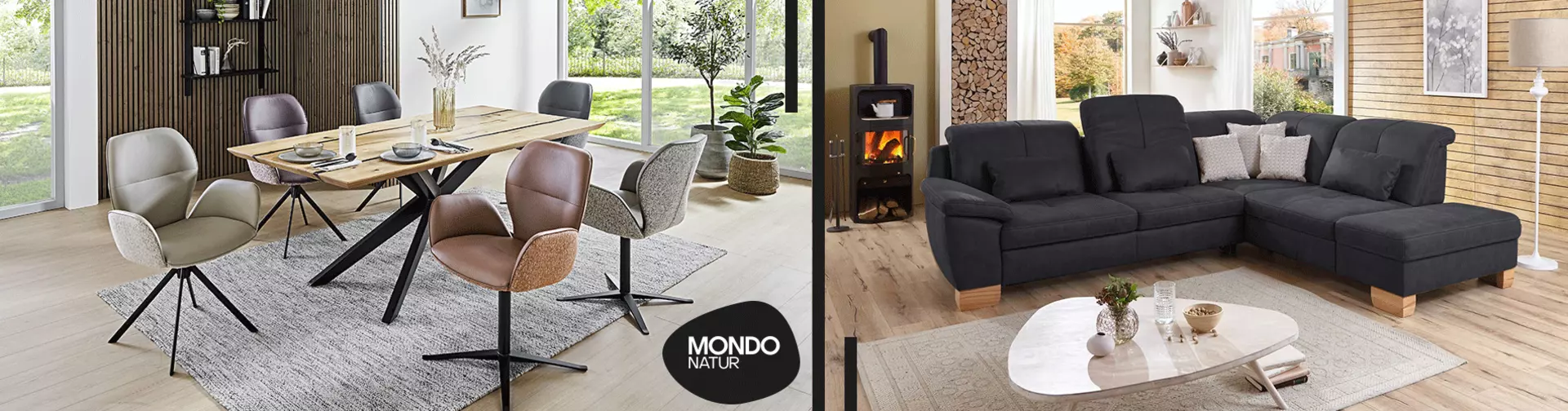 Desktop-Banner für die Markenseite von MONDO Natur