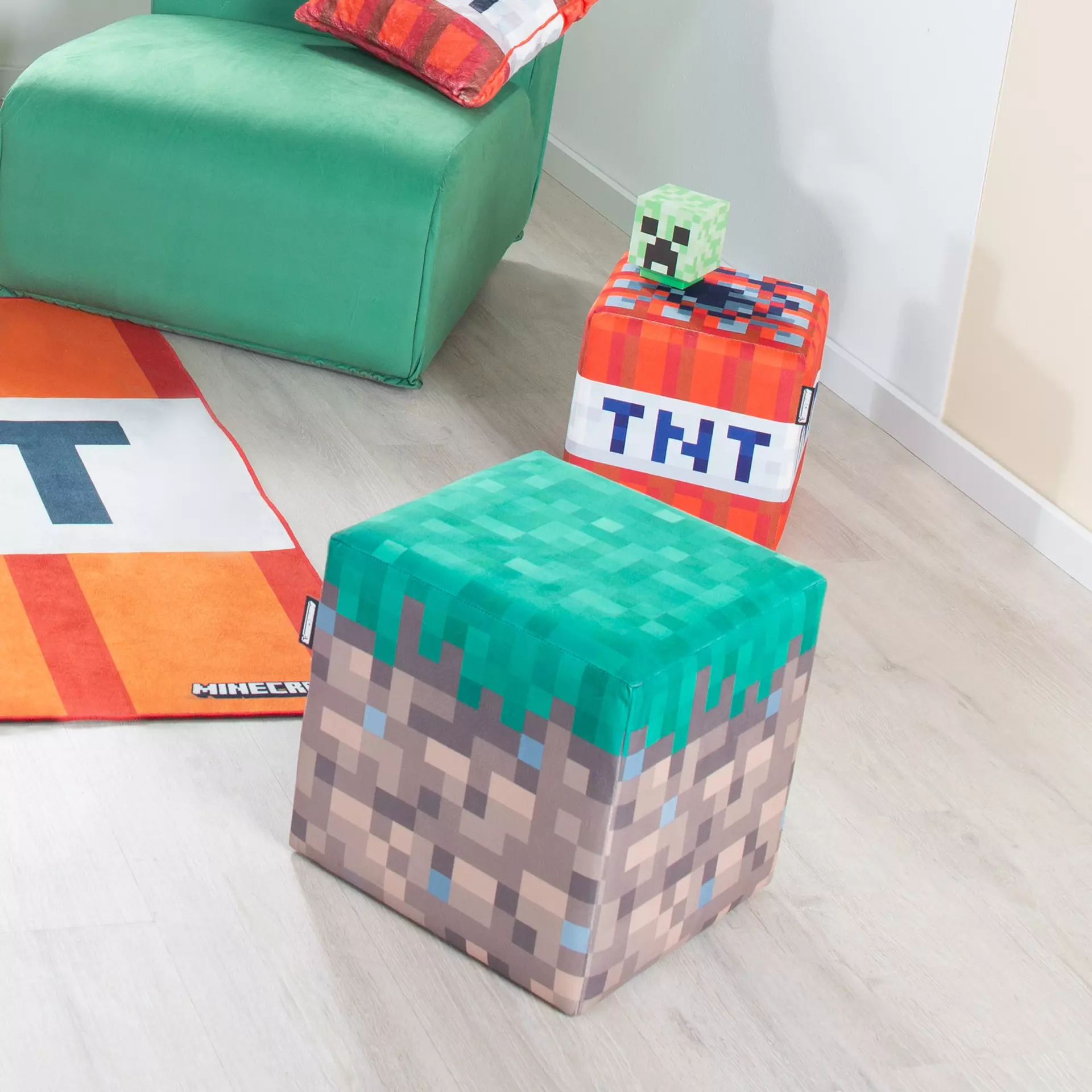 Hocker MINECRAFT Minecraft Textil 35 x 35 x 35 cm