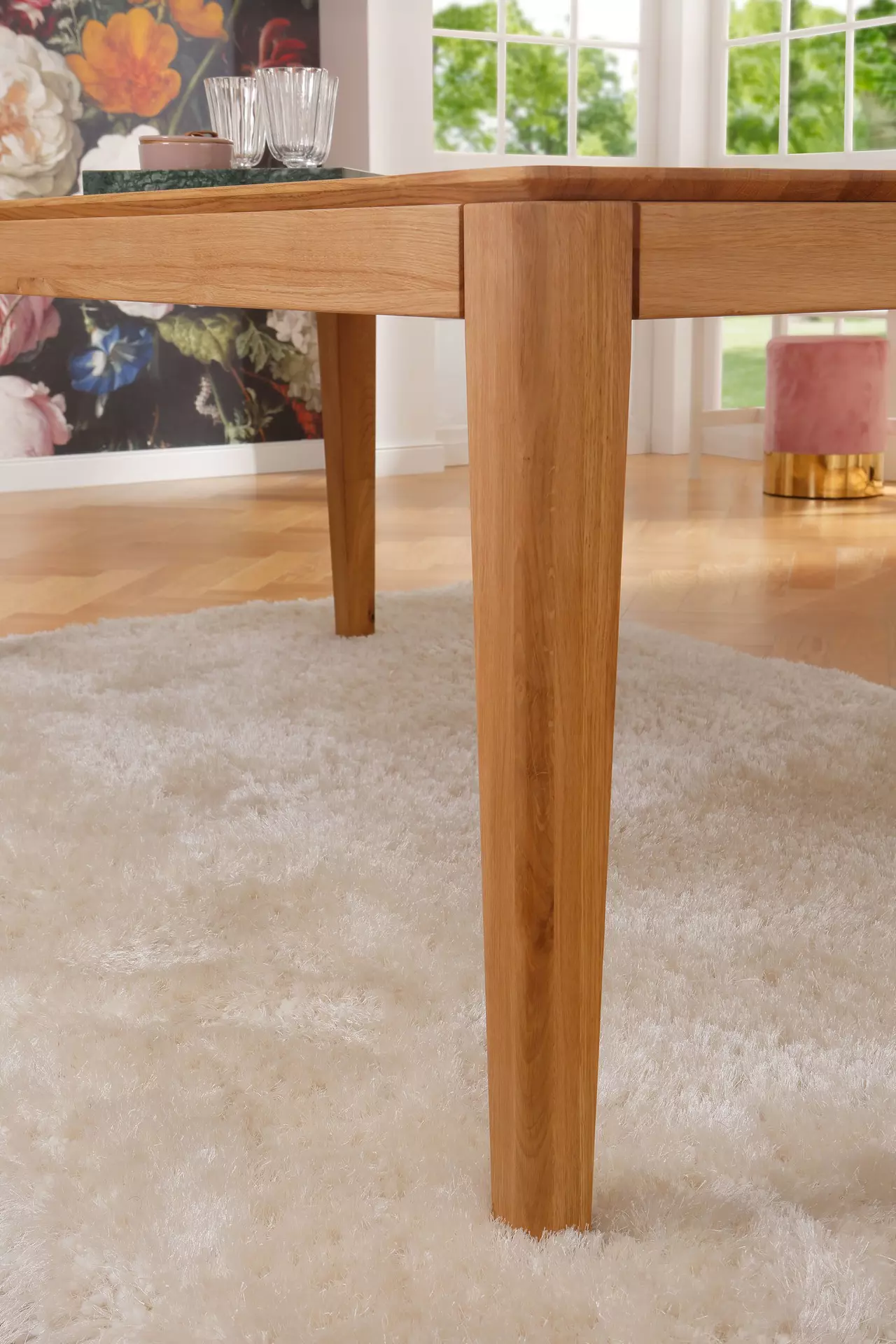 Esstisch TI-0669 GK Möbel Holz 90 x 75 x 160 cm