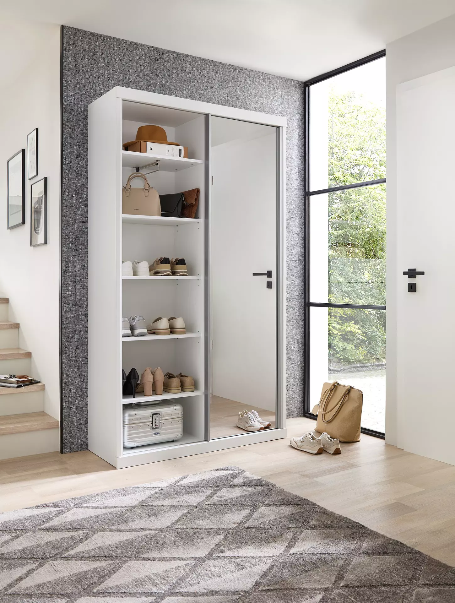 Schuhschrank SINGLE TWO inDoor Holzwerkstoff 43 x 202 x 115 cm
