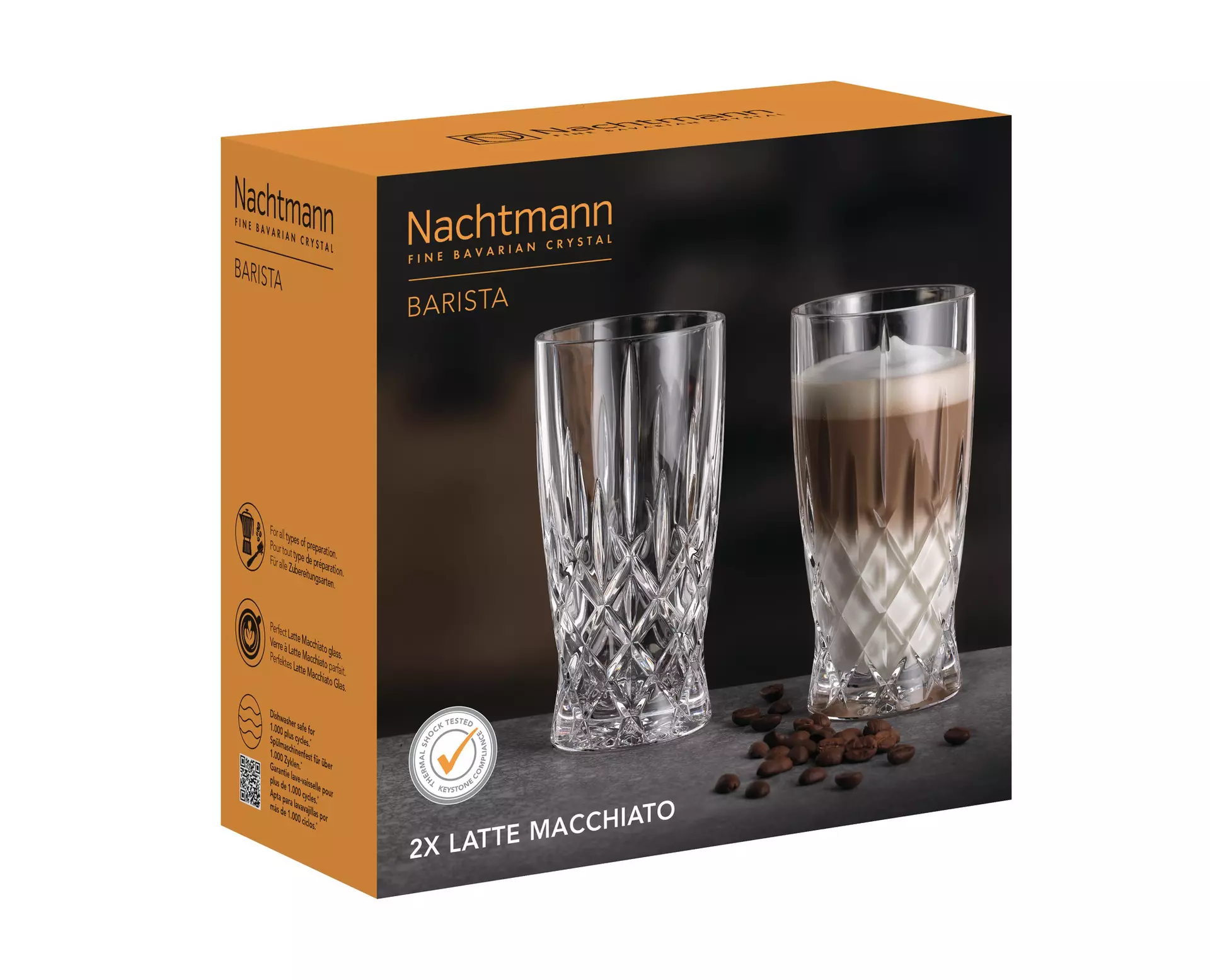 Latte Macchiato Glas Noblesse Barista Nachtmann Glas 7 cm