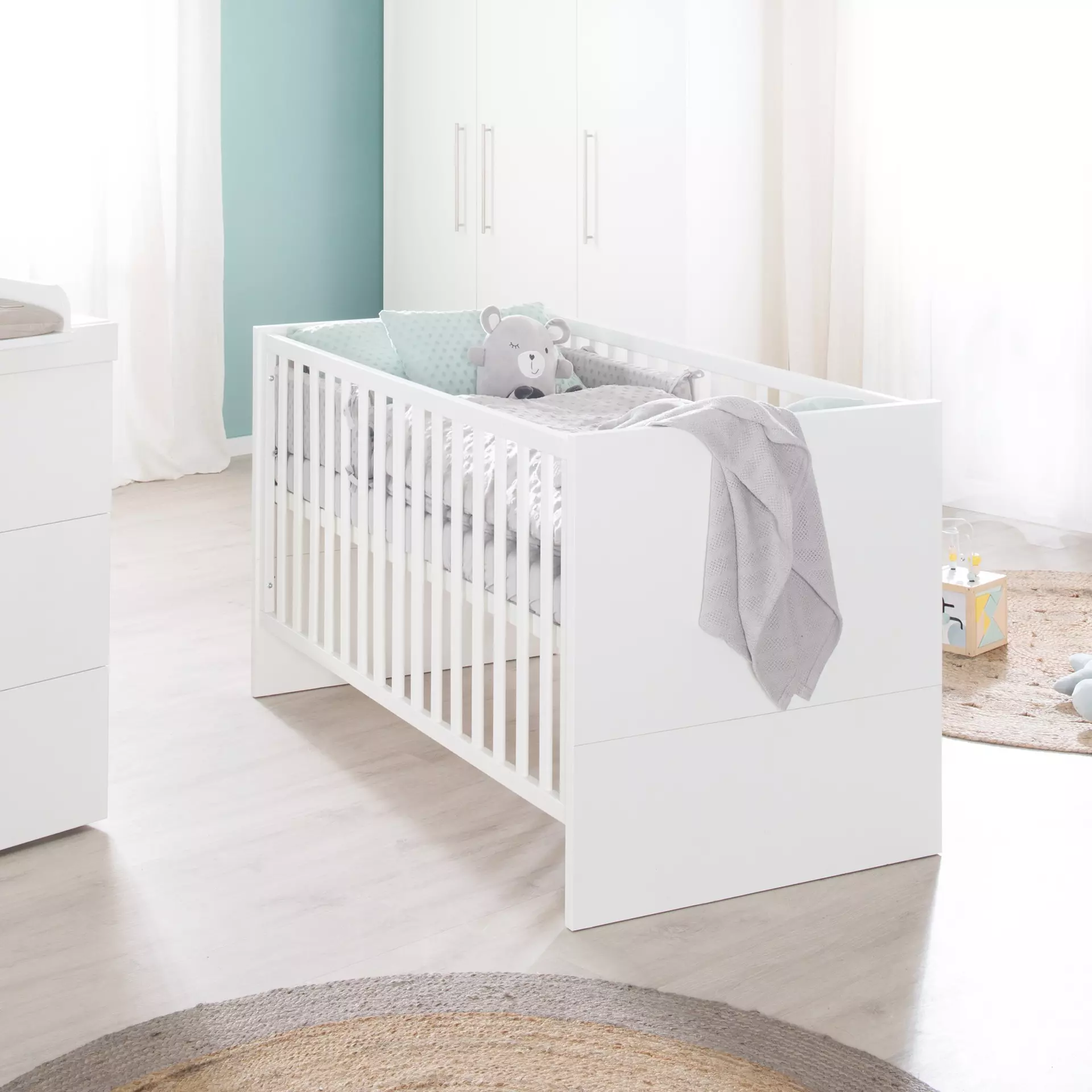 Babyzimmer KIMI inbuy Holzwerkstoff 147 x 85 x 74 cm