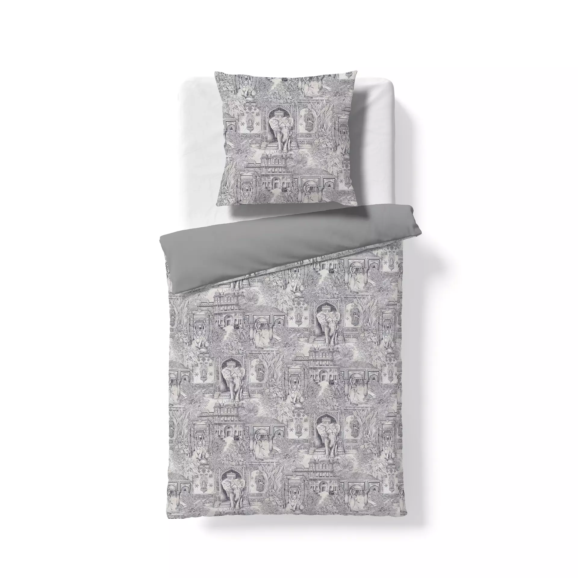 Satin-Bettwäsche Modern Elegance S Fleuresse GmbH Textil 135 x 200 cm