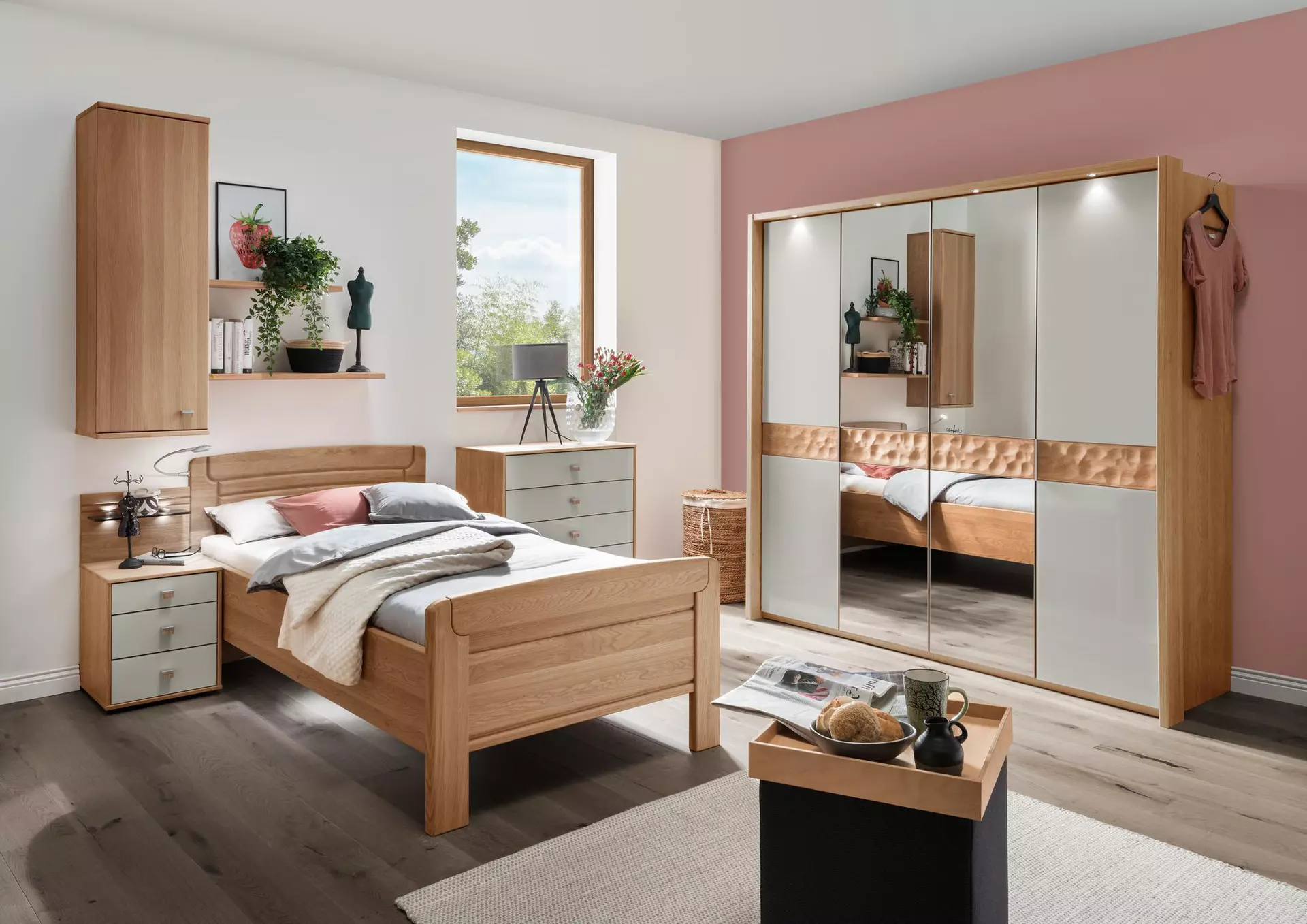 Schlafzimmer MENTANO MONDO Holzwerkstoff 