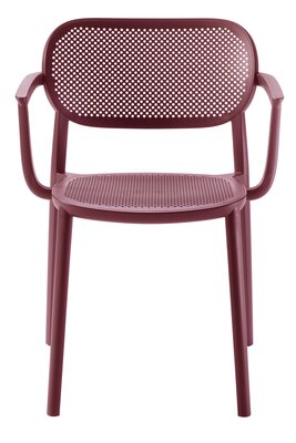 2. Bild von Stapelstuhl Kunststoff rot ca. 59 x 79 x 55 cm