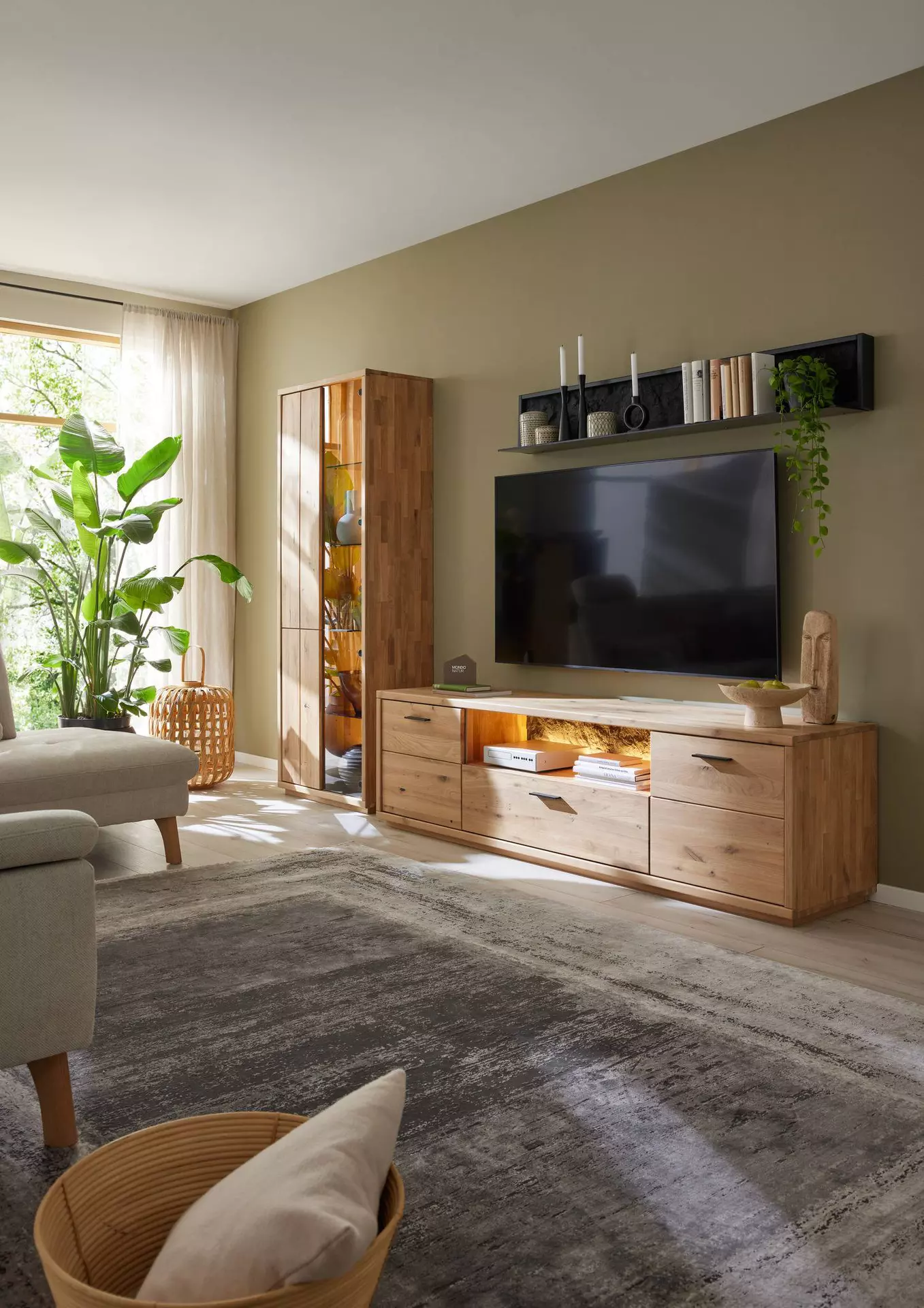 Wohnwand VIVANTO Wohn-Concept Metall 320 x 206 x 51 cm