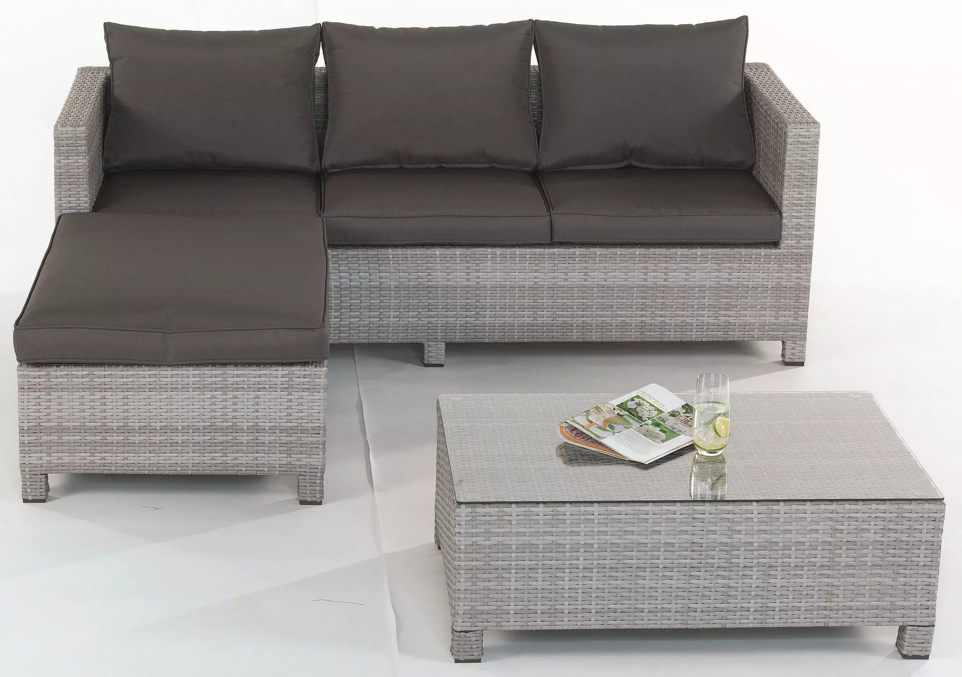 Lounge-Set Libero TG-3523B Outdoor Metall 63 x 75 x 191 cm