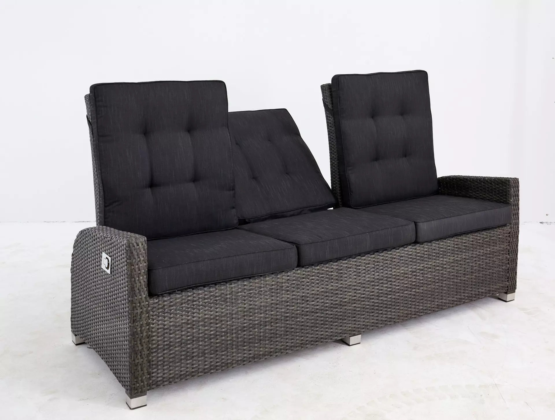 Loungesofa Barcelona Outdoor Metall 88 x 108 x 211 cm