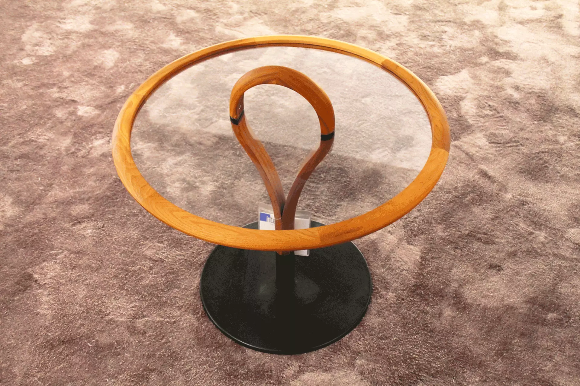 Der Beistelltisch UP COFFEE von Tonon von oben