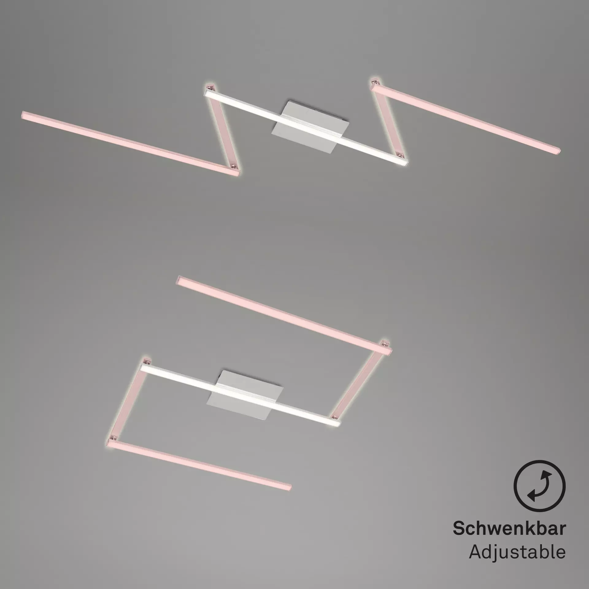 Deckenleuchte STAFF Briloner Metall 227 x 5 x 12 cm
