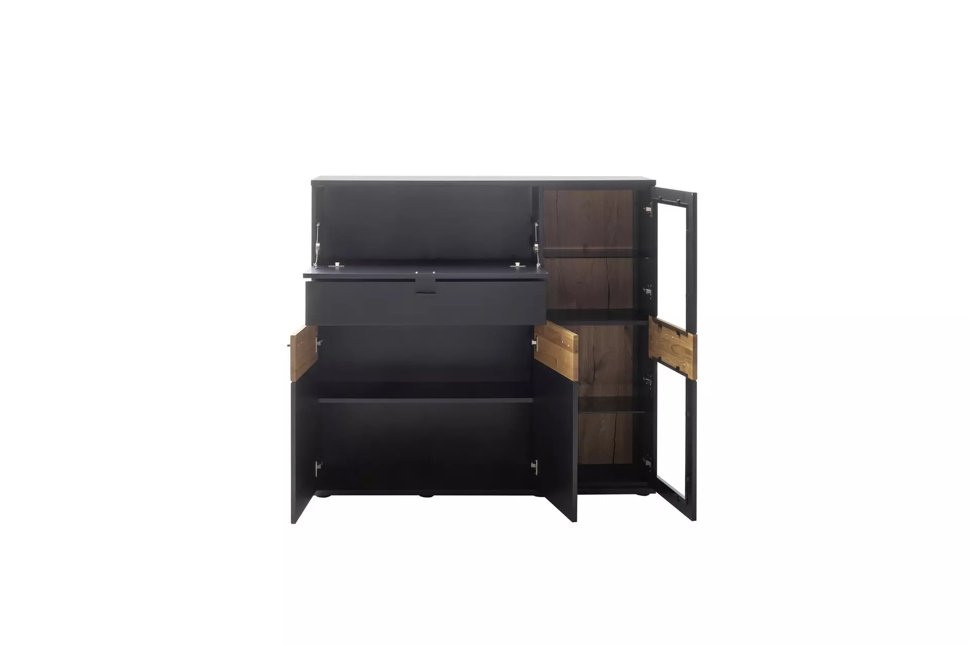 Highboard CESENA MCA furniture Metall 37 x 124 x 135 cm