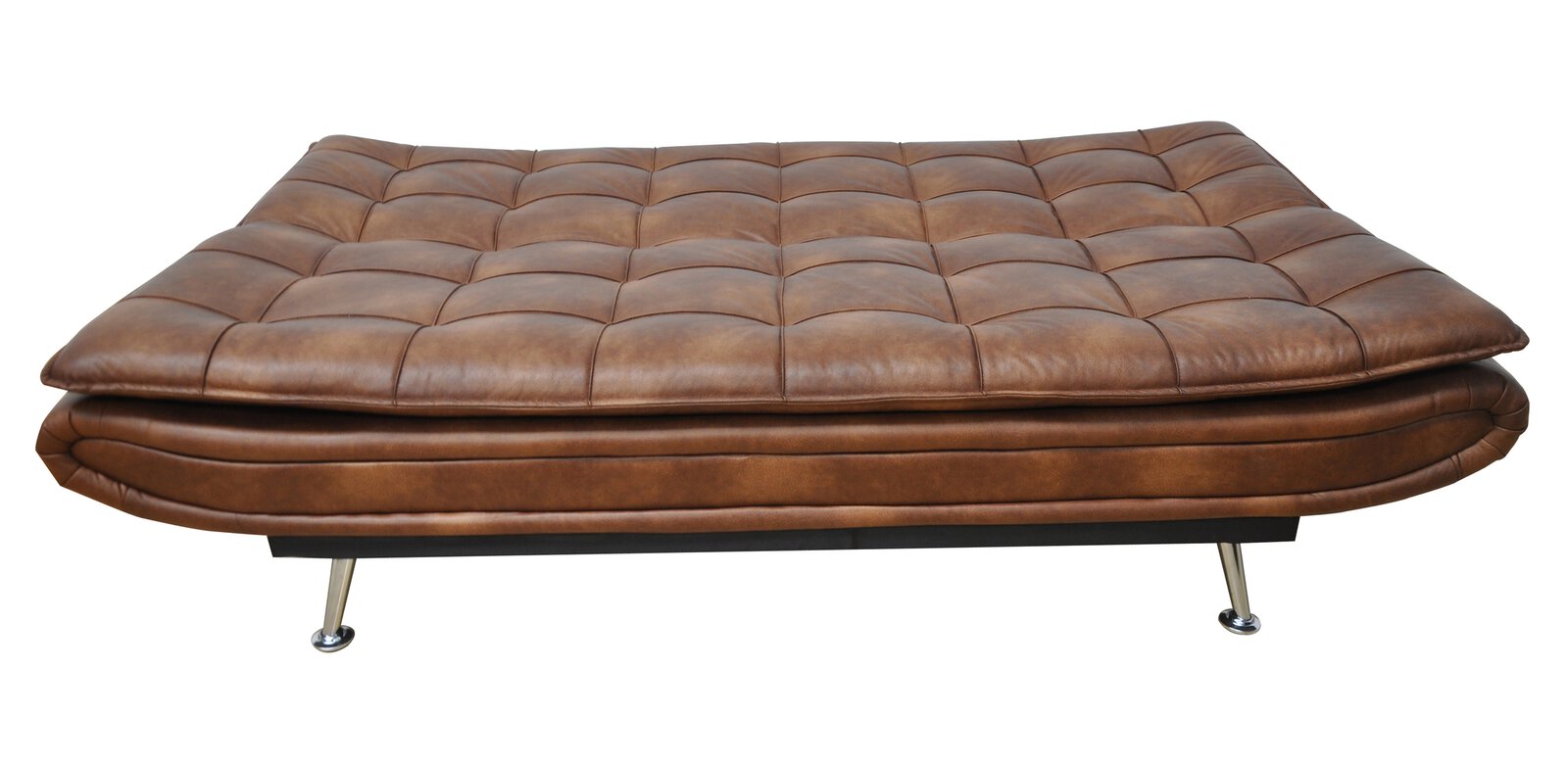 Schlafsofa CELECT Textil braun ca. 100 cm x 92 cm x 194 cm