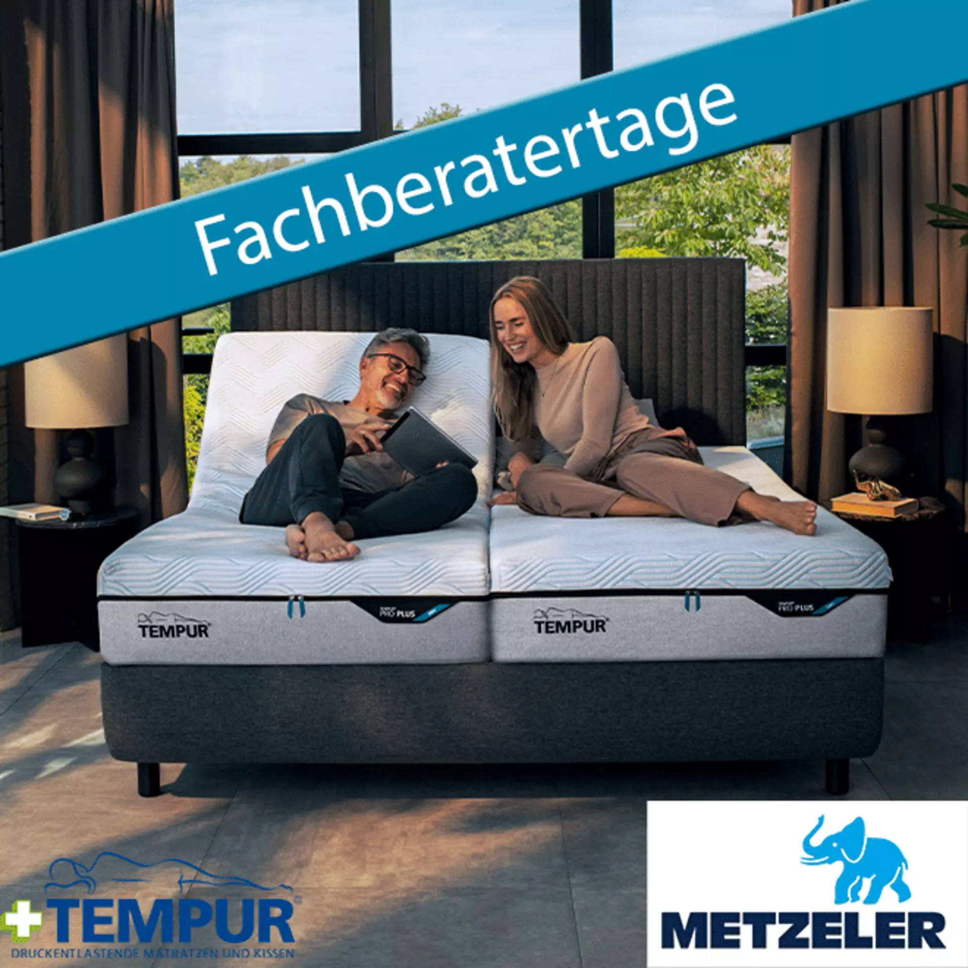 Matratzen Fachberatertage mit Tempur und Metzler bei Möbel Inhofer