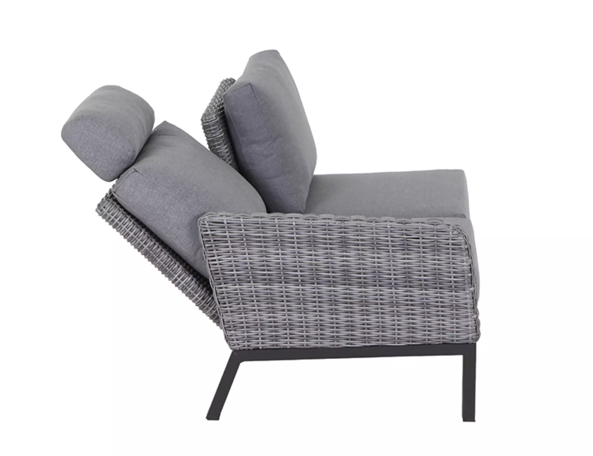 Loungesofa BELLANI Siena Garden Textil 85 x 74 x 138 cm