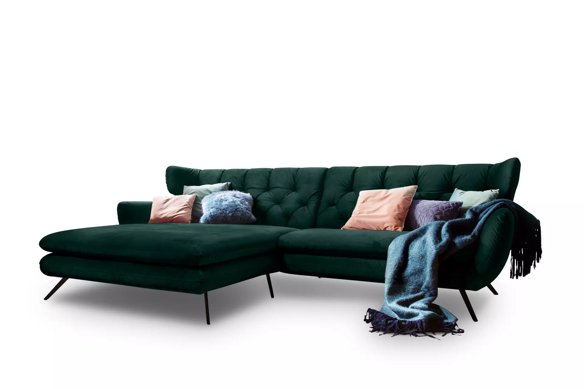 Ecksofa SARNIA LASCONDO Textil 175 x 94 x 300 cm