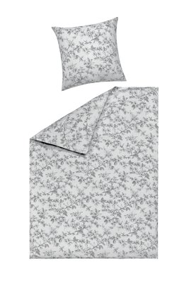 2. Bild von Satin-Bettwäsche Casa Nova grau