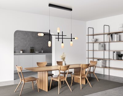 6. Bild von Hängeleuchte LED Wanddimmer schwarz